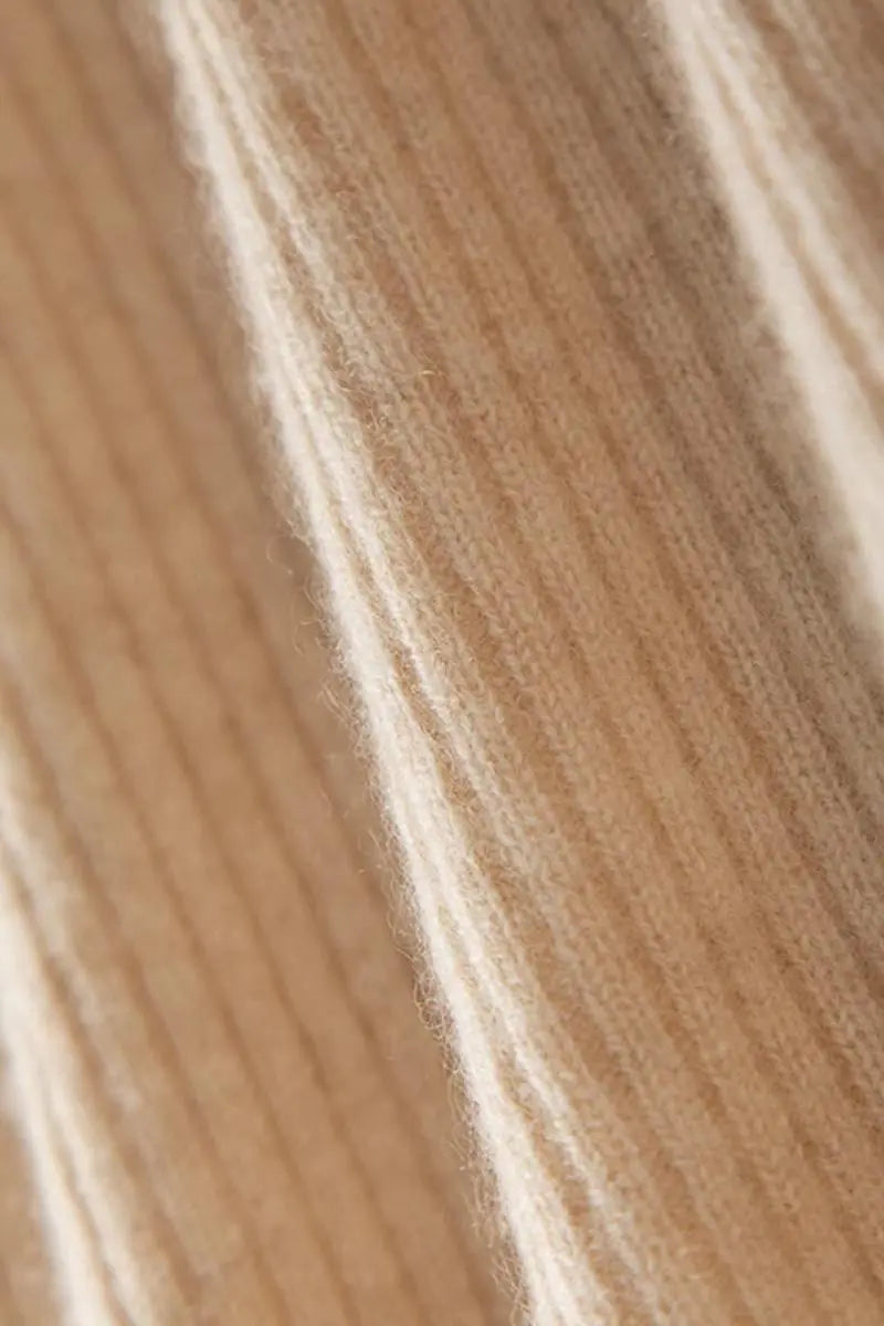 100 Cashmere Sleeveless Rib-Knit Midi Sweater Dress