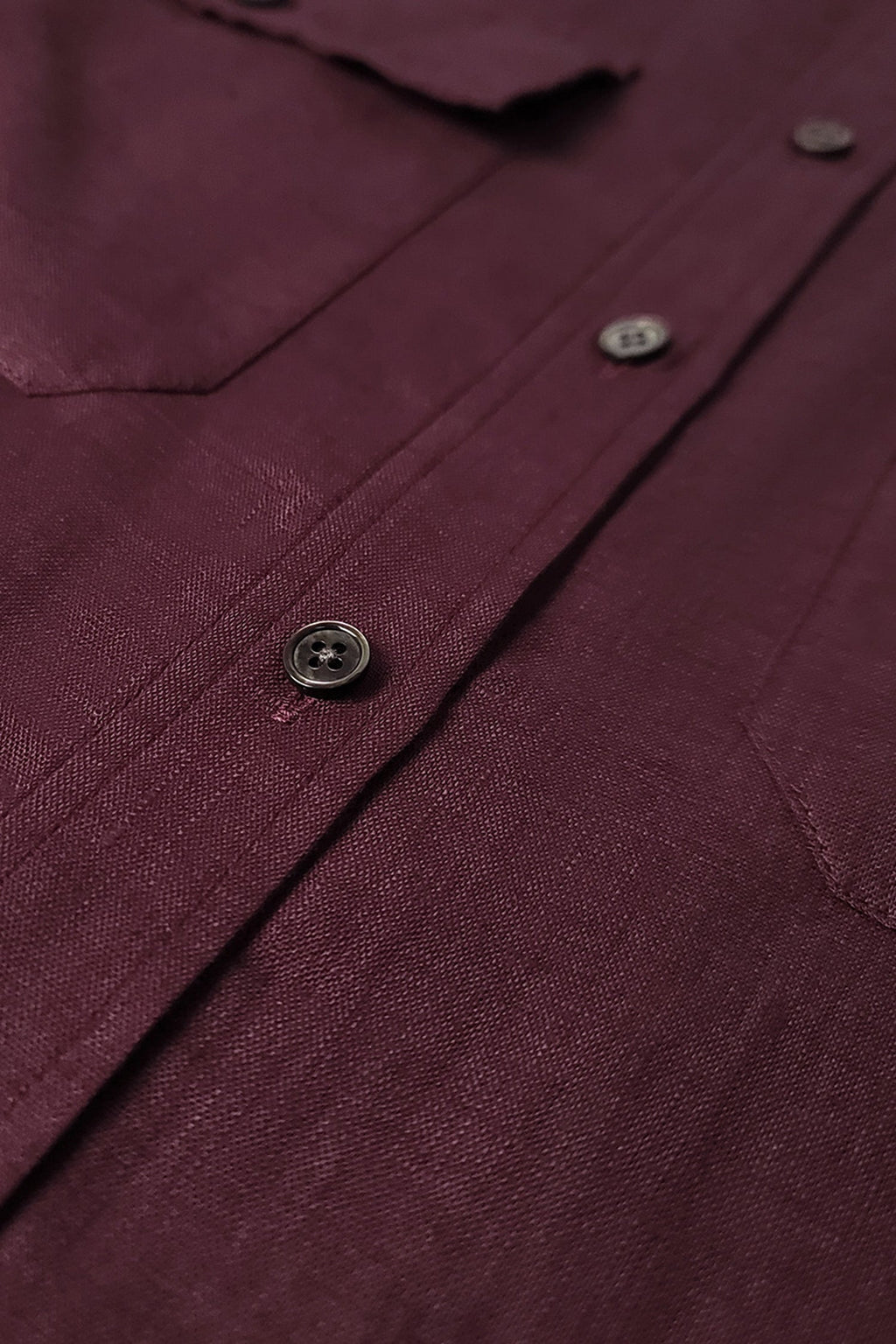 100% Linen Button Down Long Sleeve Shirt