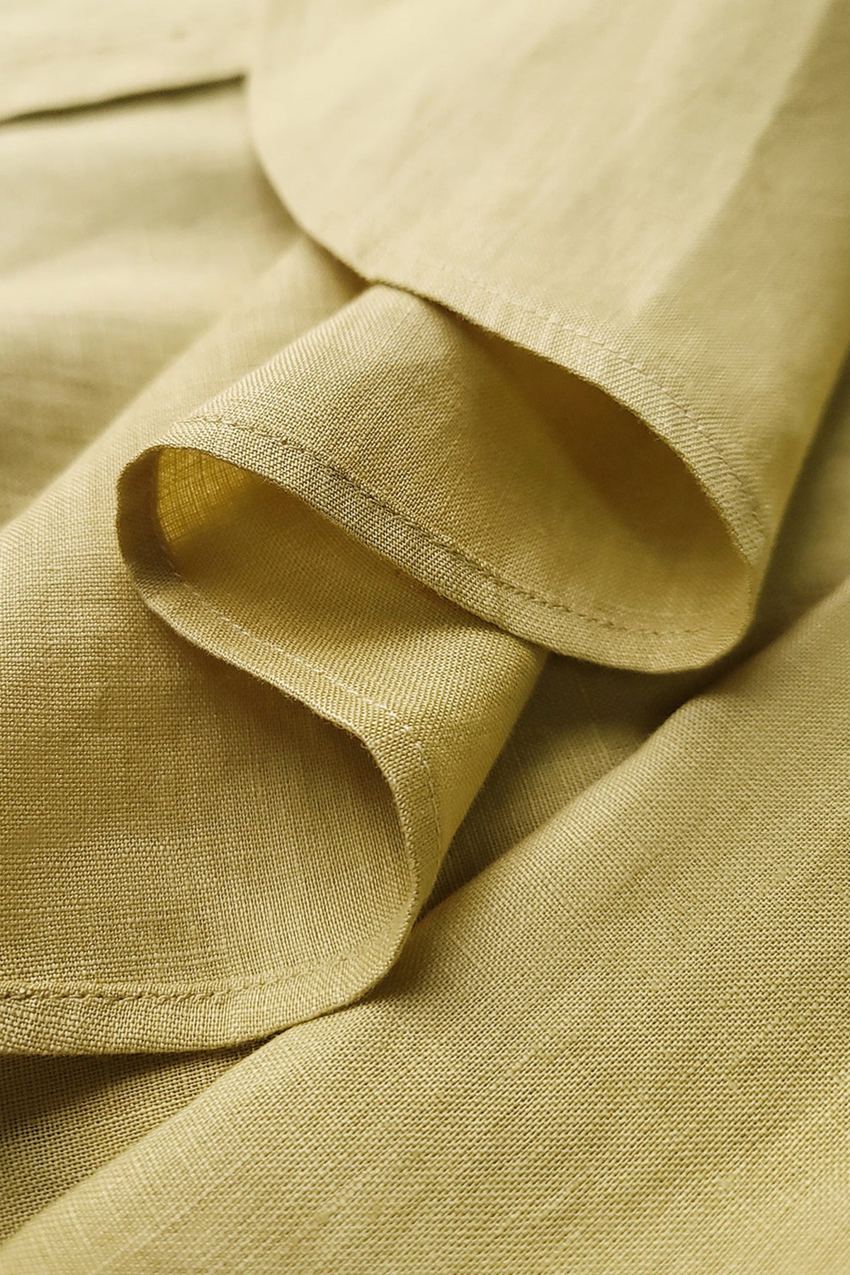 100% Linen Button Down Long Sleeve Shirt