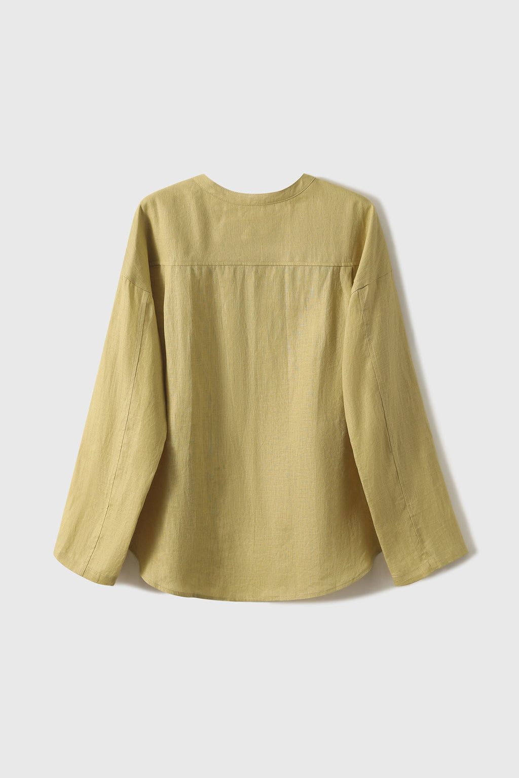 100% Linen Button Down Long Sleeve Shirt