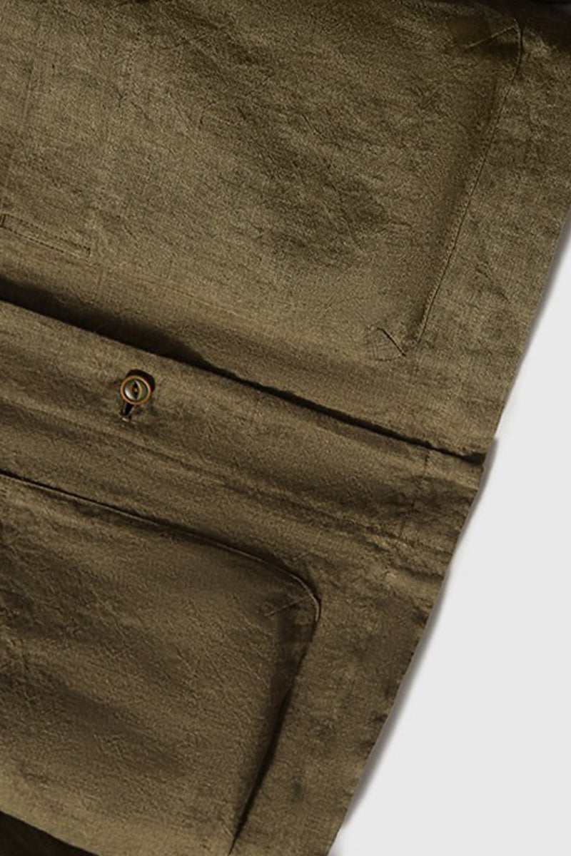 100% Linen Button Up Long Sleeve Shirt Jacket