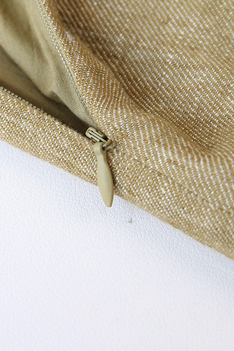 100% Linen High-Waisted A Line Shorts
