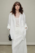 100% Linen Long Sleeve Button Up Shirt