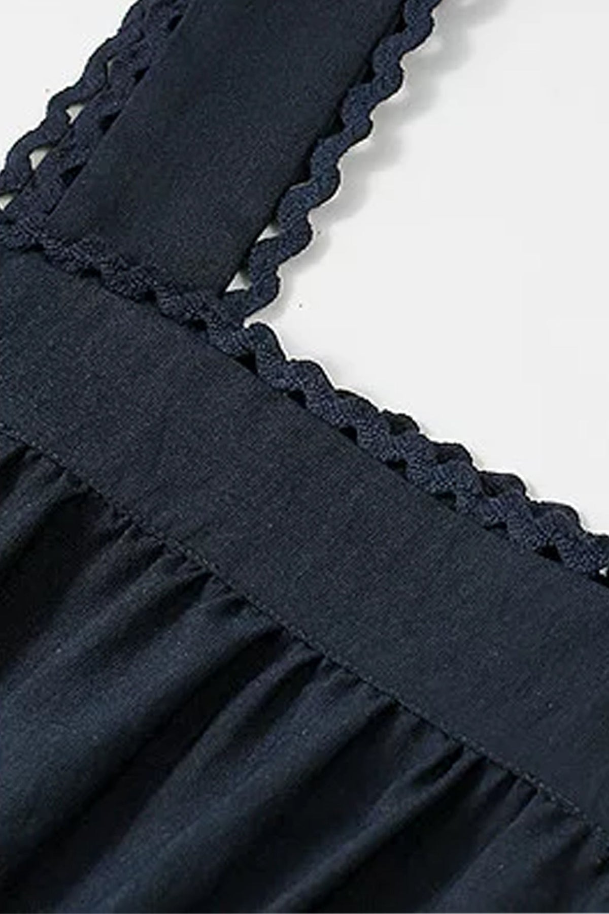 100% Cotton Sleeveless Scalloped Eyelet Maxi Dress