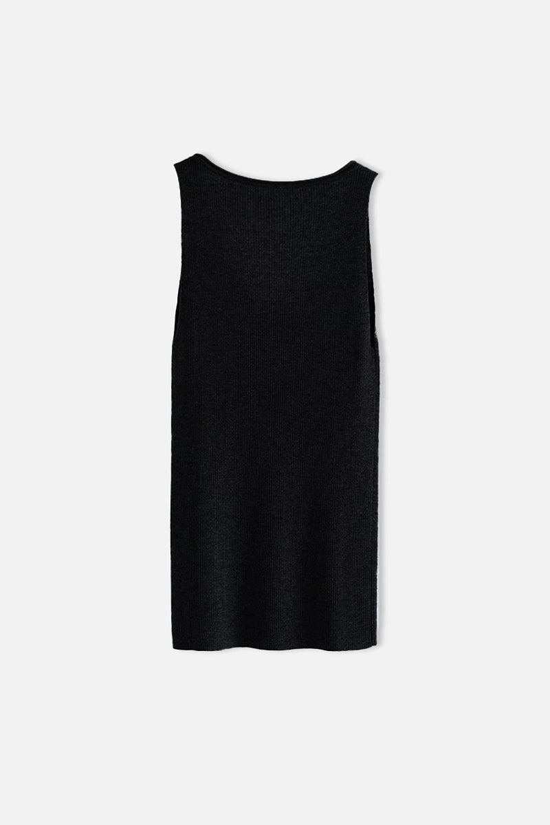 100 Merino Wool Cozy Cloud Scoop-Neck Wide-Strap Knit Tank Top