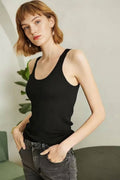 100 Merino Wool Seamless Knit Tank Top