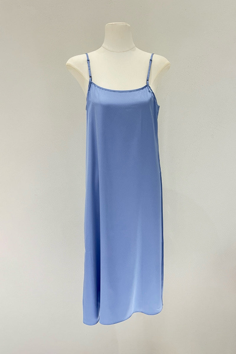 100 Mulberry Silk Floral Balloon-Sleeve Tie-Waist Midi Dress with Camisole Slip