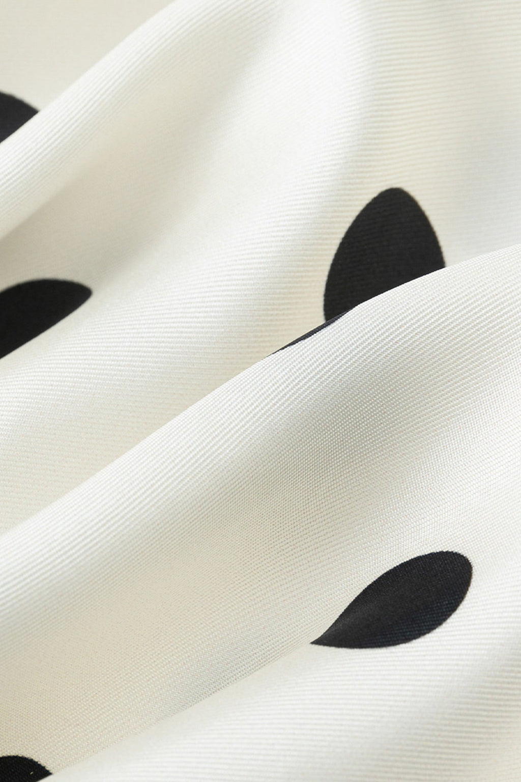 100% Silk Polka Dot Bias Cut Button-Down Shirt