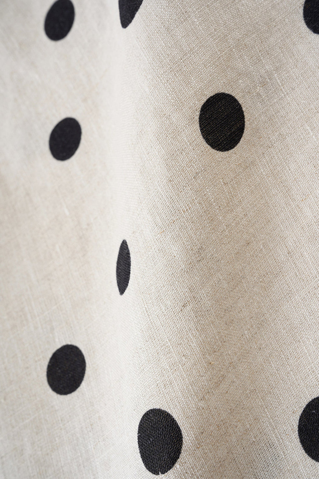 100% Heavy Linen Polka Dot Shell Tank Top