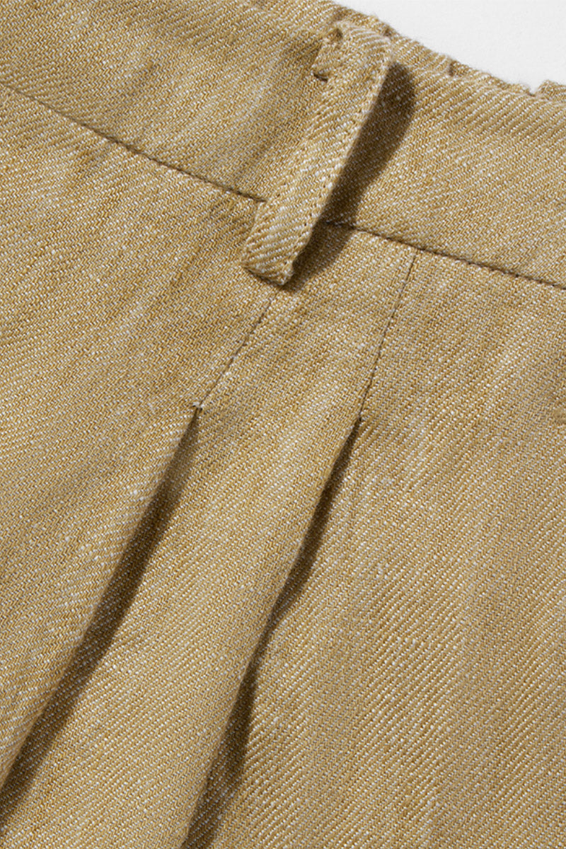 100% Linen Three Piece Vest Set with Shorts and Pants