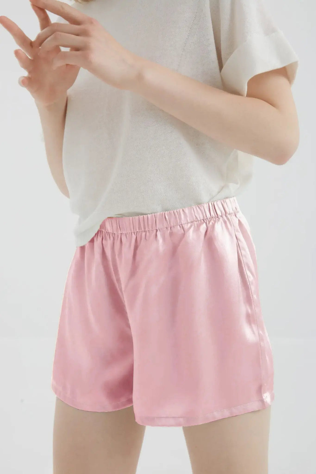 100% Mulberry Silk Shorts