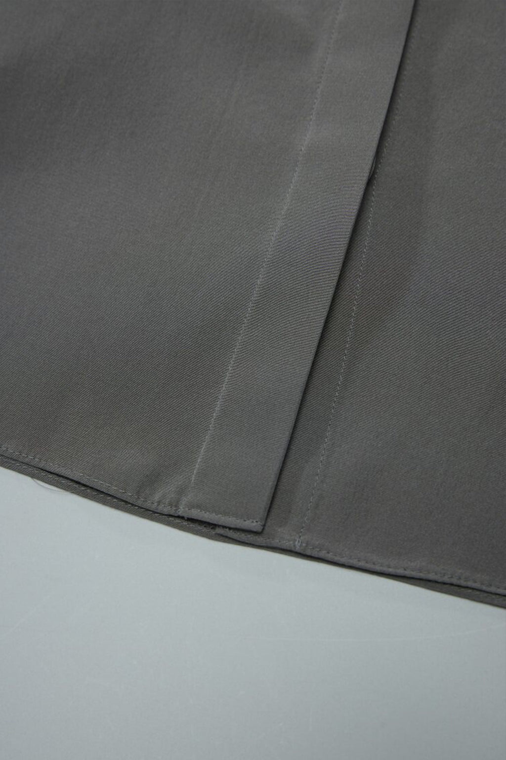 100% Silk Collarless Long Sleeve Blouse with Detachable Scarf
