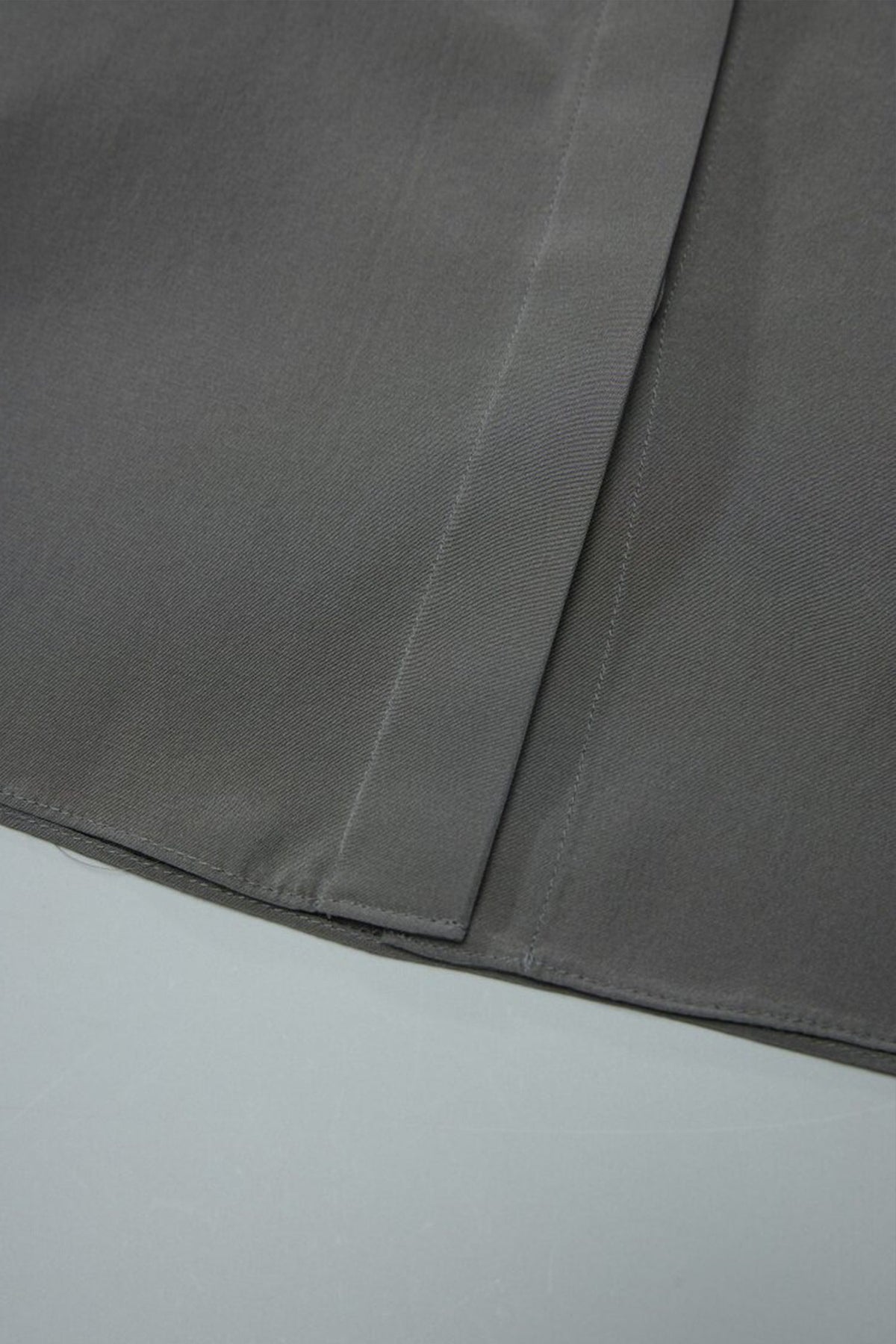 100% Silk Collarless Long Sleeve Blouse with Detachable Scarf