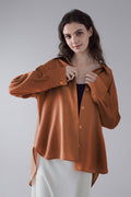 19 Momme Sandwashed Silk Button-Down Shirt