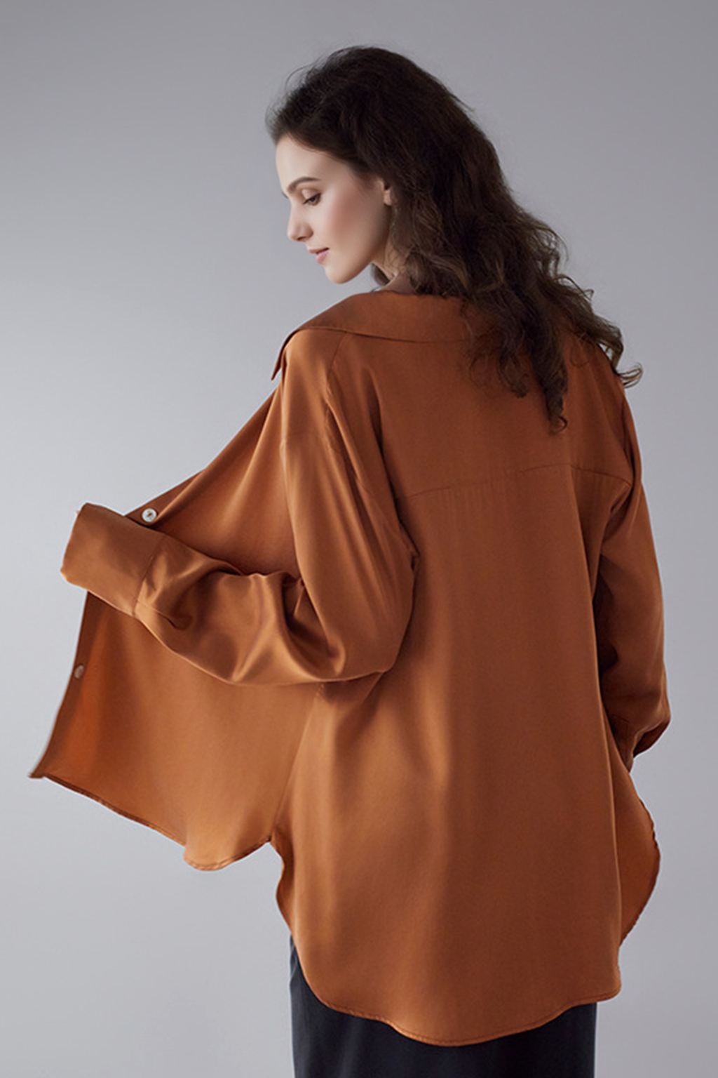 19 Momme Sandwashed Silk Button-Down Shirt