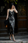 19 Momme Silk-Blend Slip Dress in Floral Print