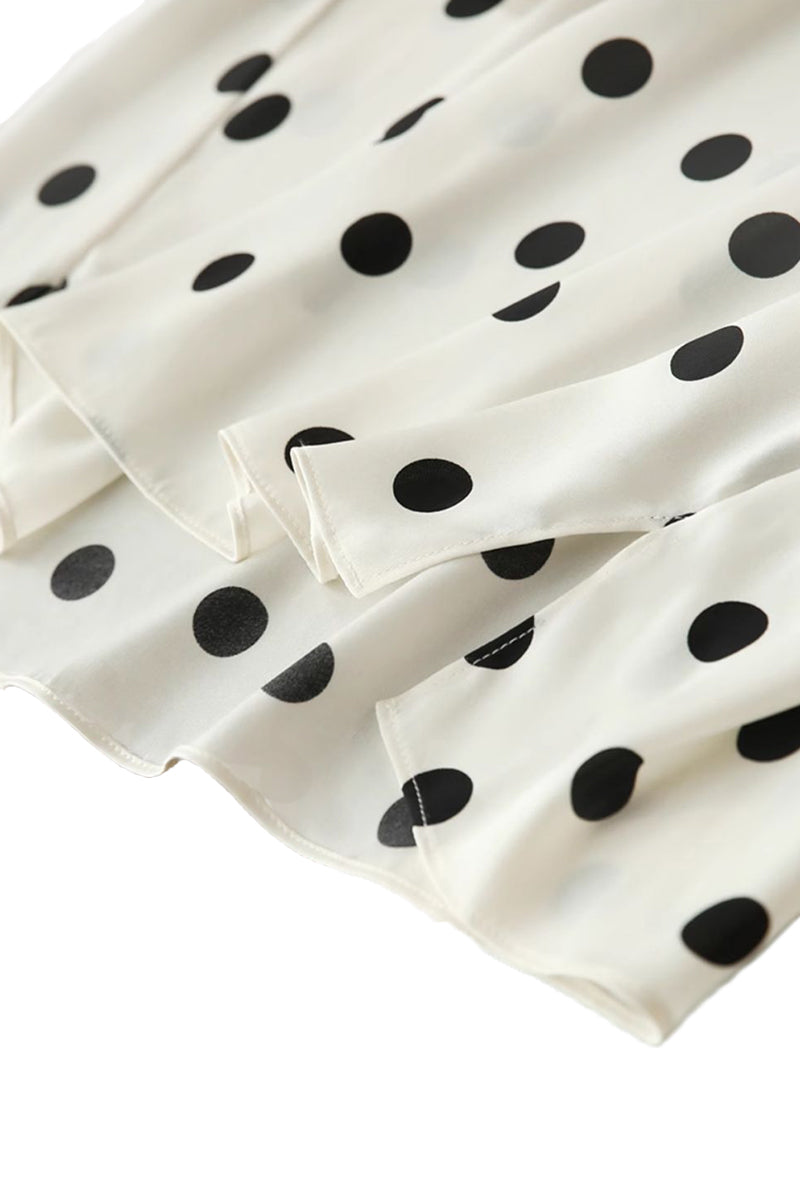 19MM Silk Double Georgette Polka Dot Blouse