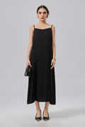 22 Momme Stretch Silk Double Crepe Slip Dress