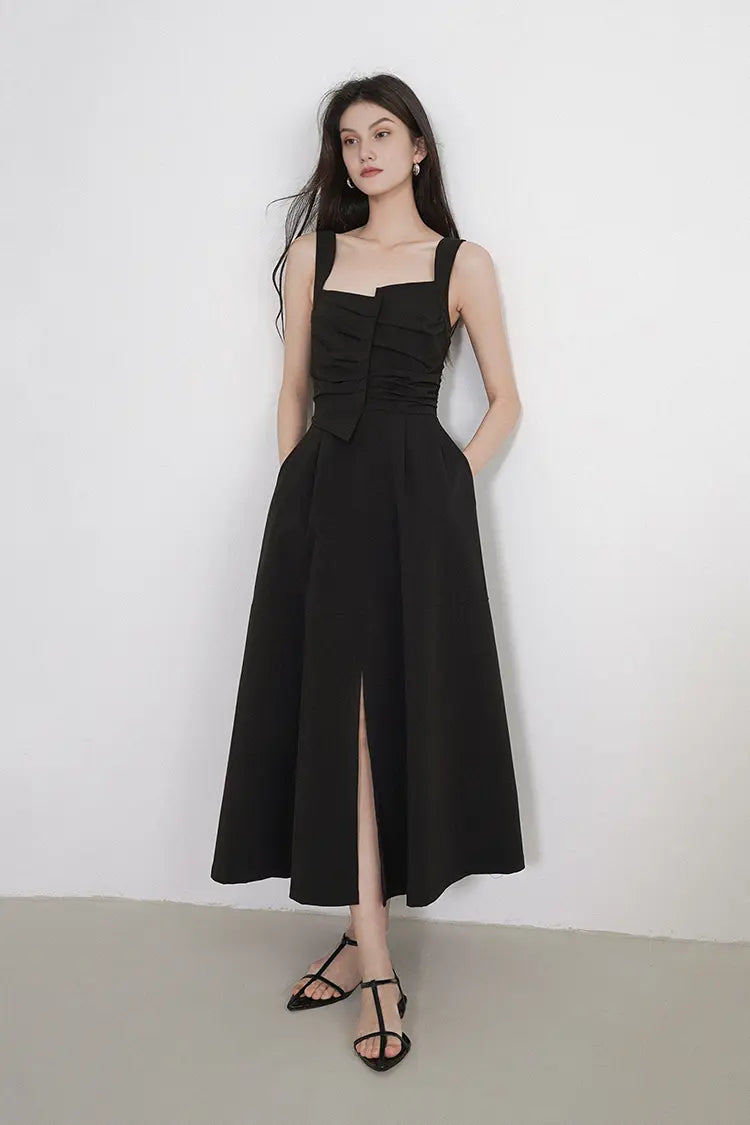 Asymmetric Front Sleevesless Dress