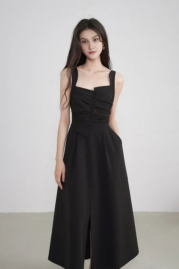 Asymmetric Front Sleevesless Dress