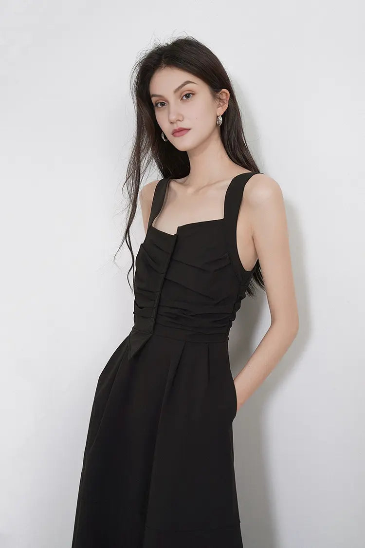 Asymmetric Front Sleevesless Dress