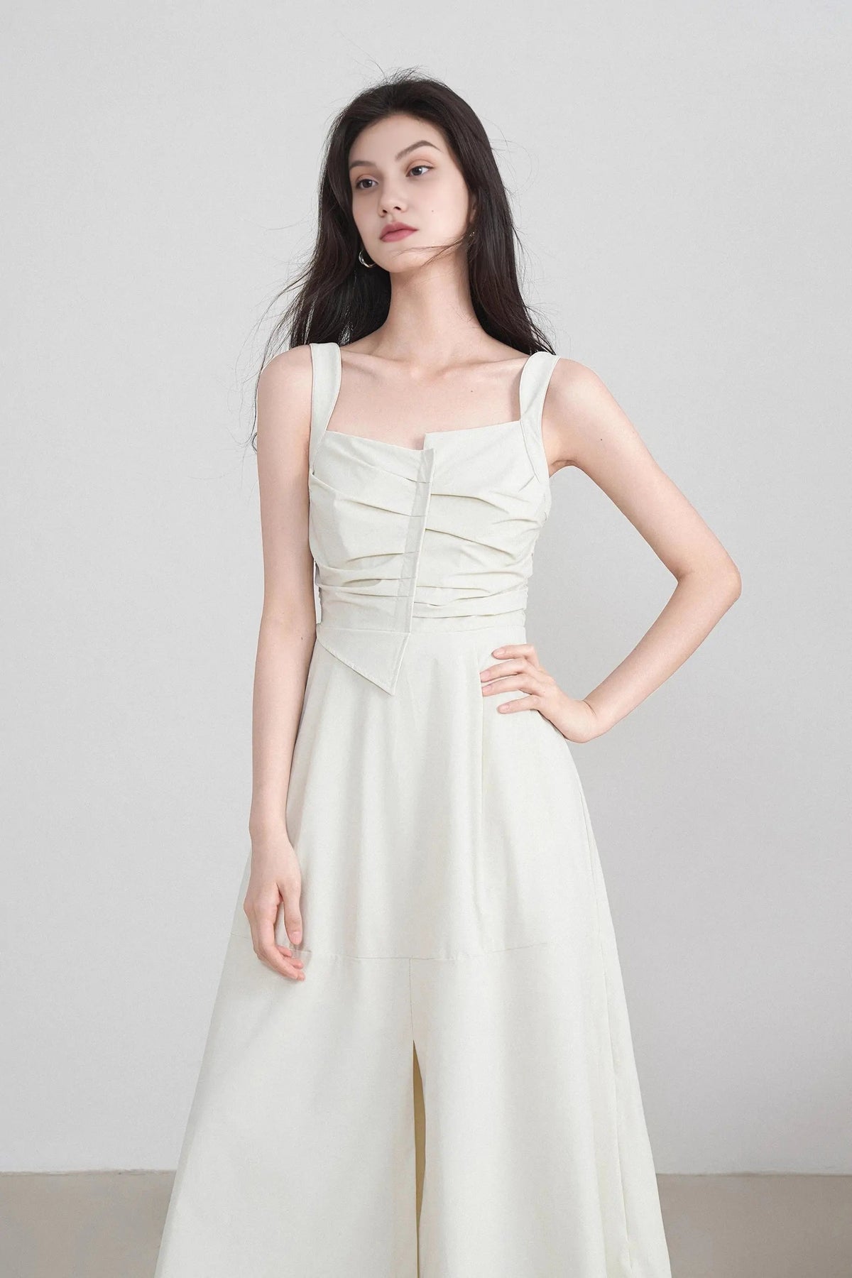 Asymmetric Front Sleevesless Dress