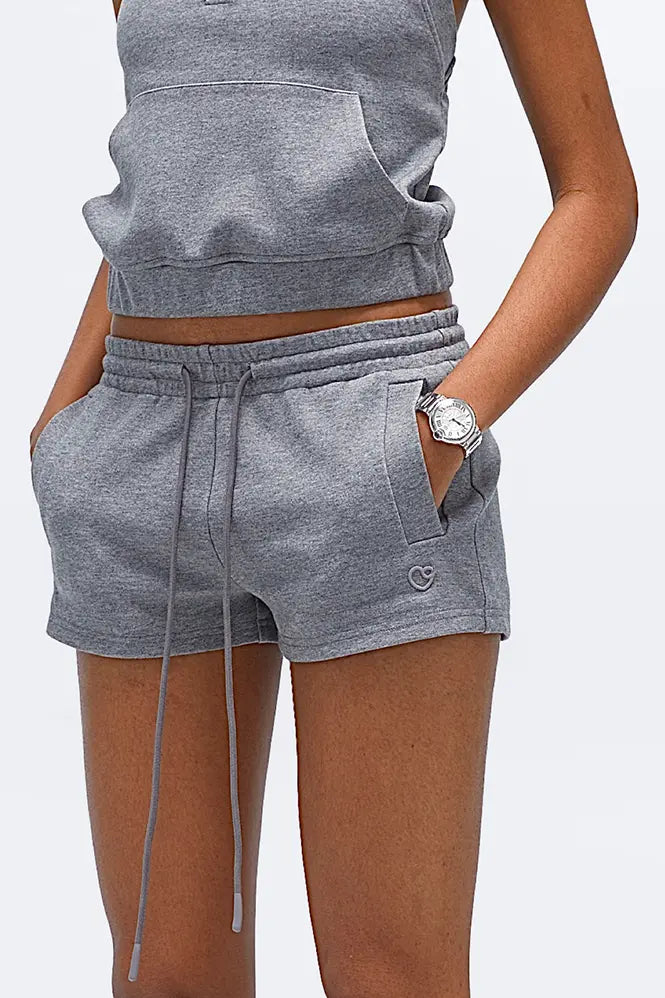 Boyfriend Sweatshorts in Grey