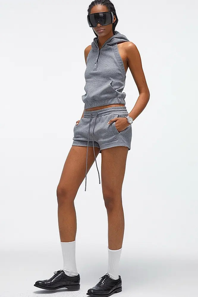 Boyfriend Sweatshorts in Grey