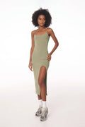 Bra-free Backless Slip Dress