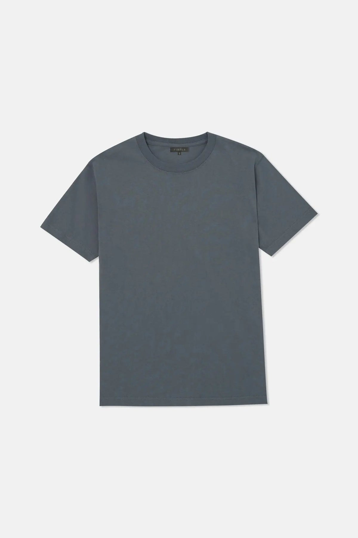 Cotton Crewneck T-Shirt in Blue