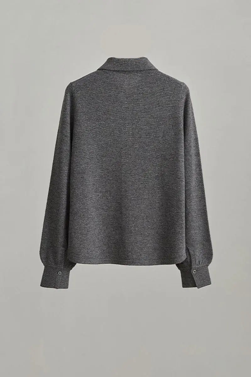 Cozy Regular Fit Merino Wool Button Up Shirt