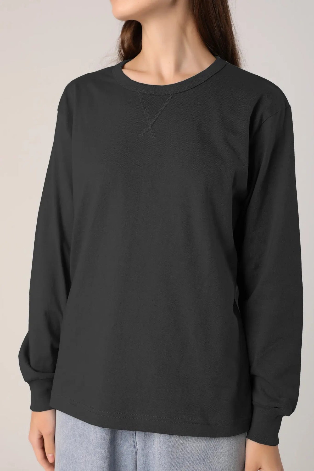 Crewneck Sweatshirt in Cotton