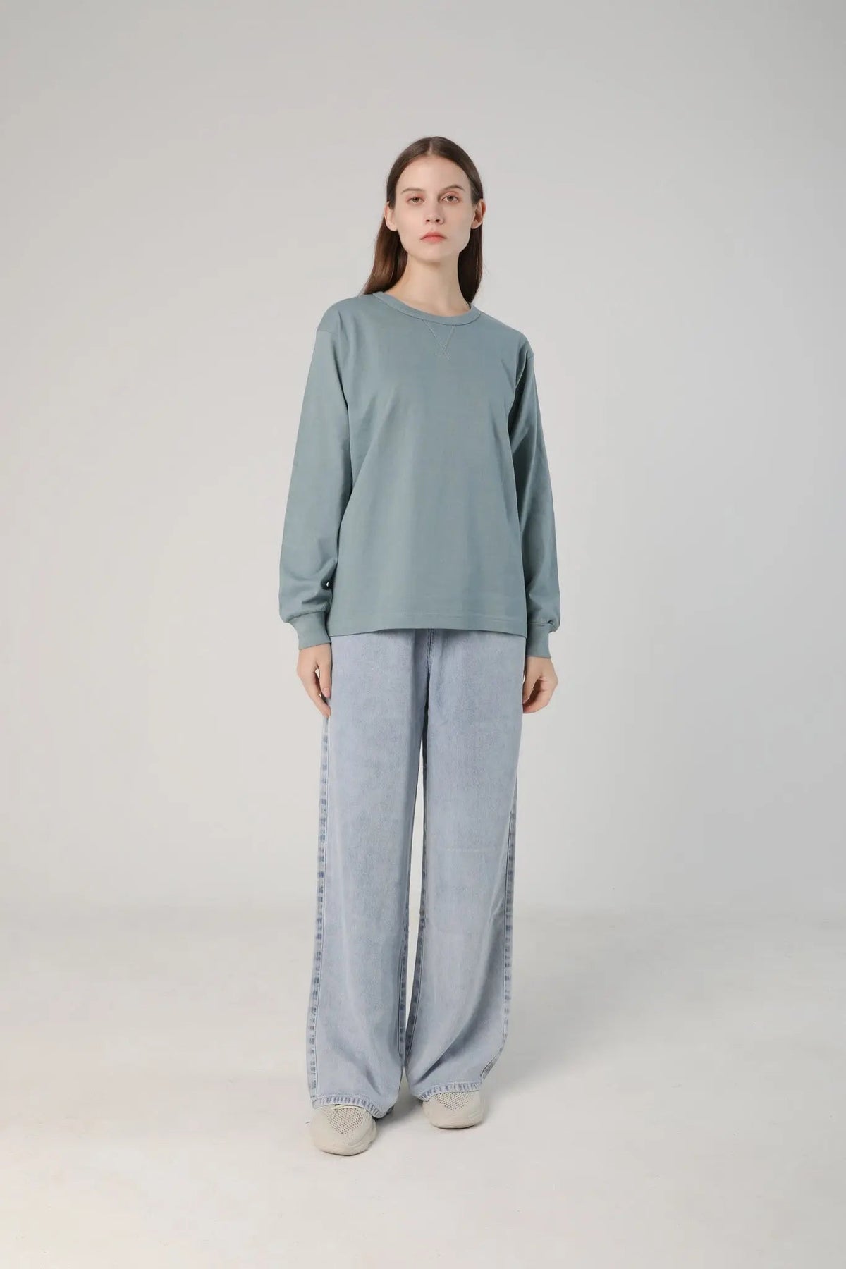 Crewneck Sweatshirt in Cotton