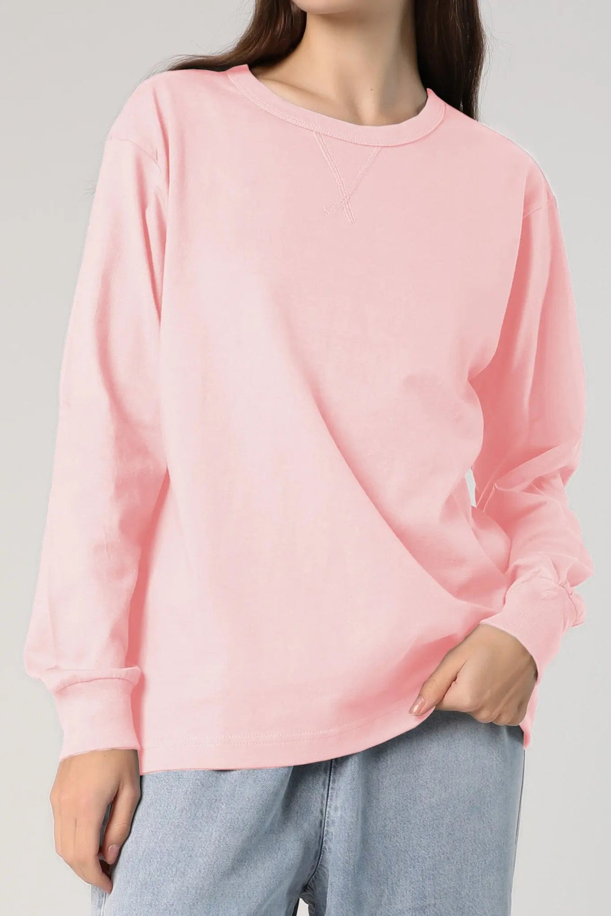 Crewneck Sweatshirt in Cotton