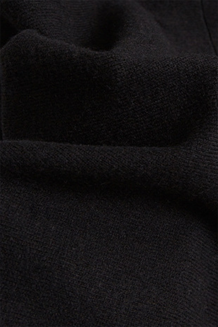 Knitted Long Sleeve Merino Wool Button Down Shirt