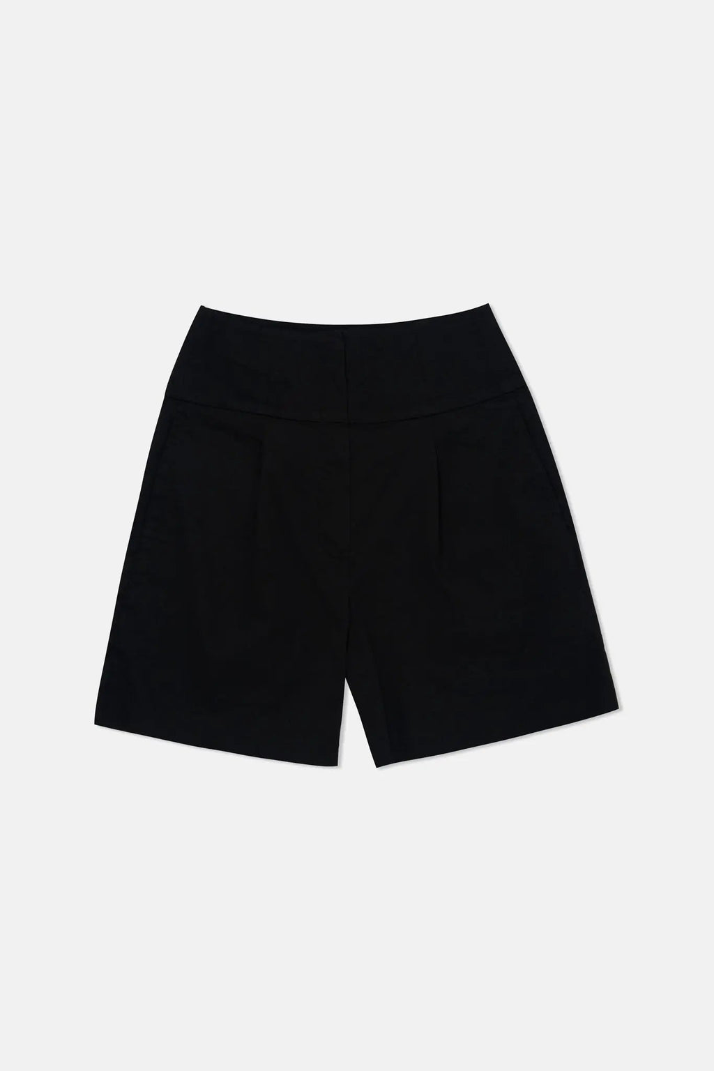 High Waisted Linen Shorts
