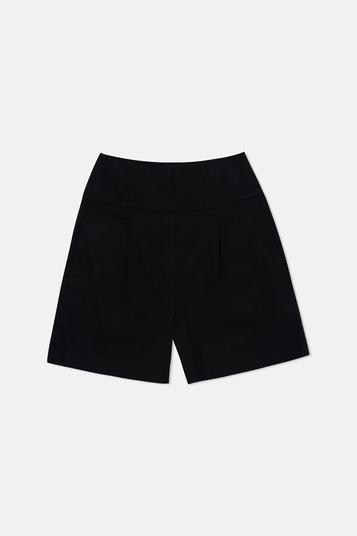 High Waisted Linen Shorts