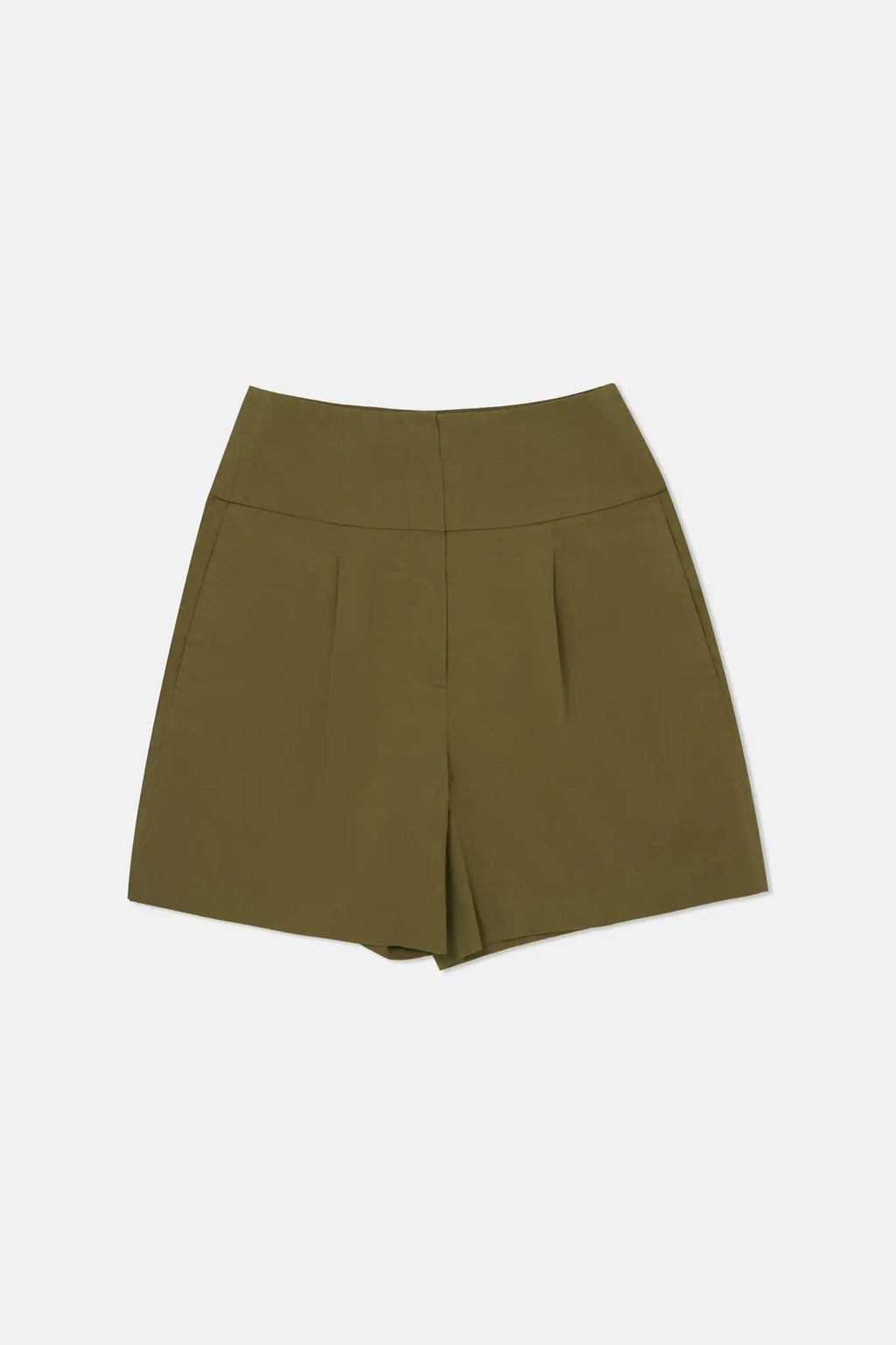 High Waisted Linen Shorts