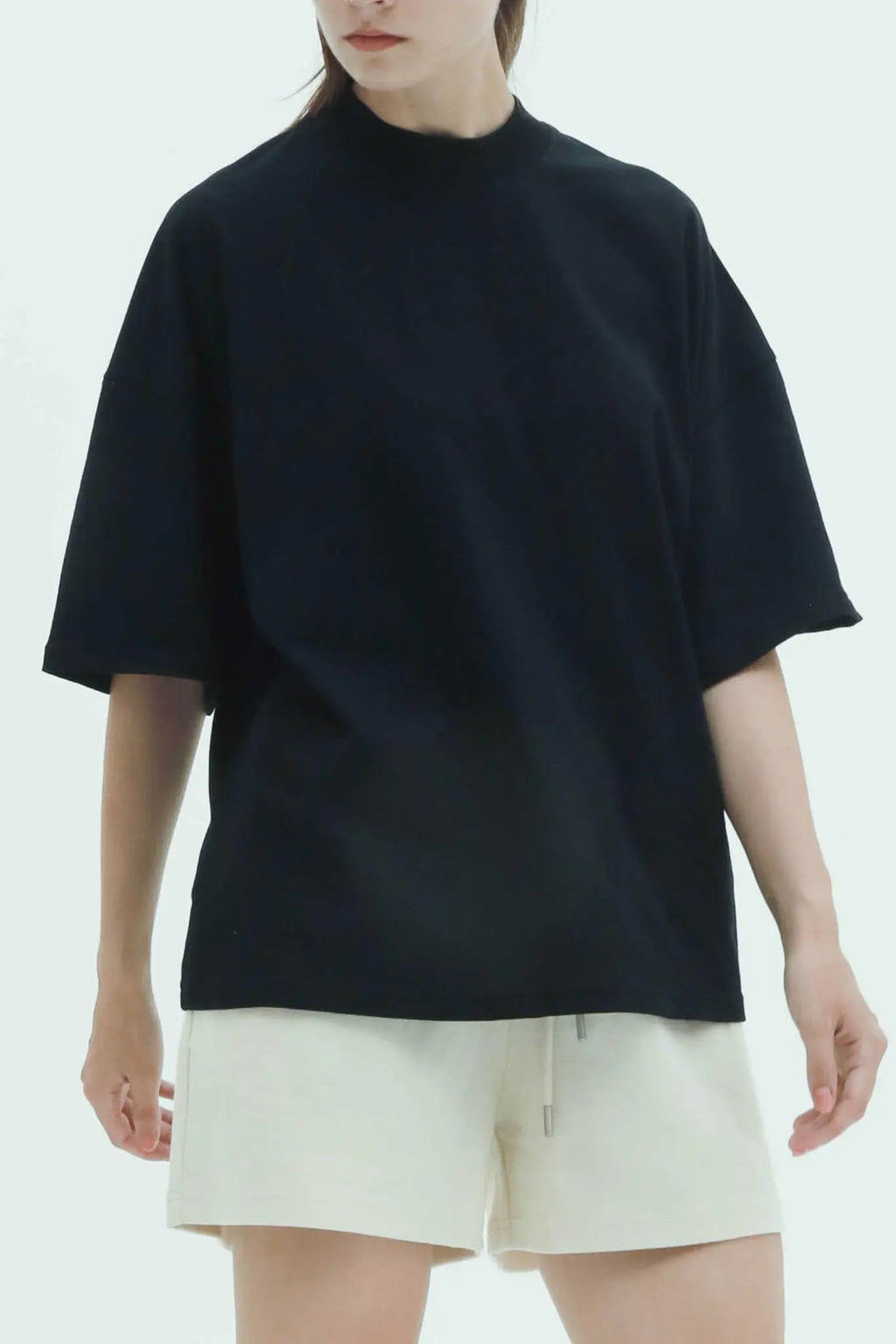 Mock Neck T Shirt