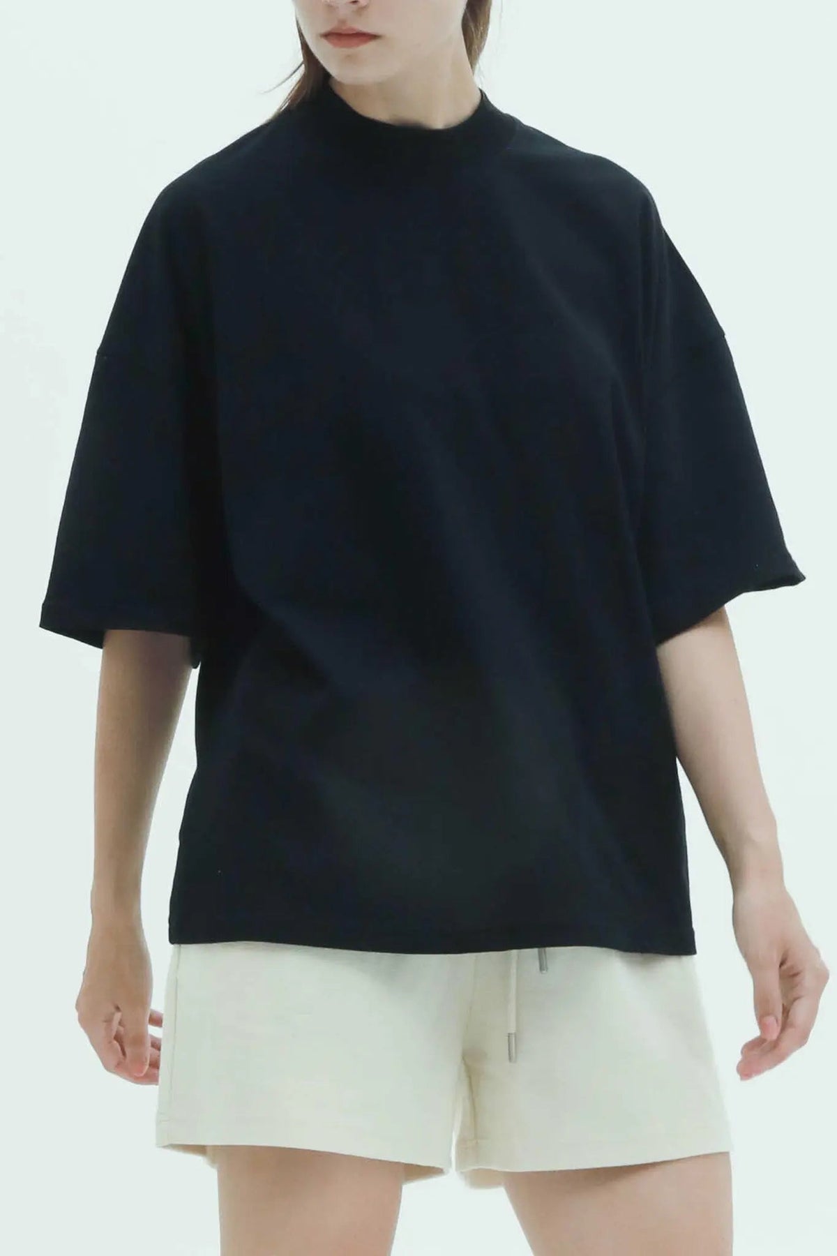 Mock Neck T Shirt