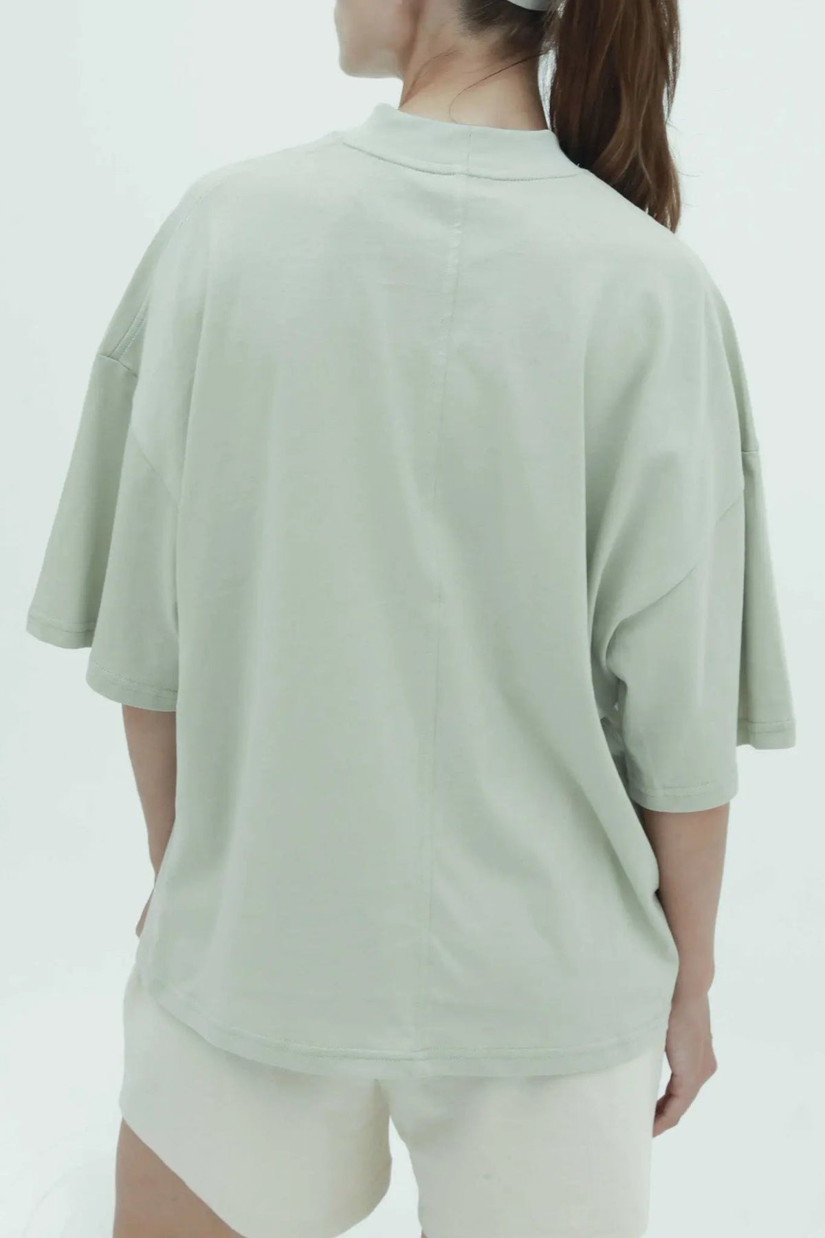 Mock Neck T Shirt