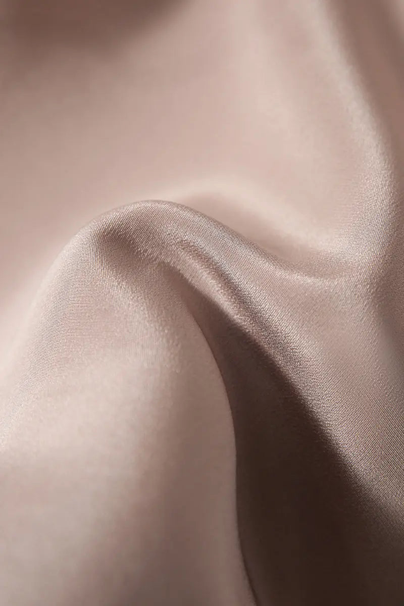 Pink 30MM Silk Crepe Belted Midi Dress