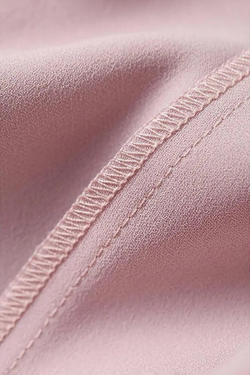 Pink Row-Style Sleeveless Midi Dress