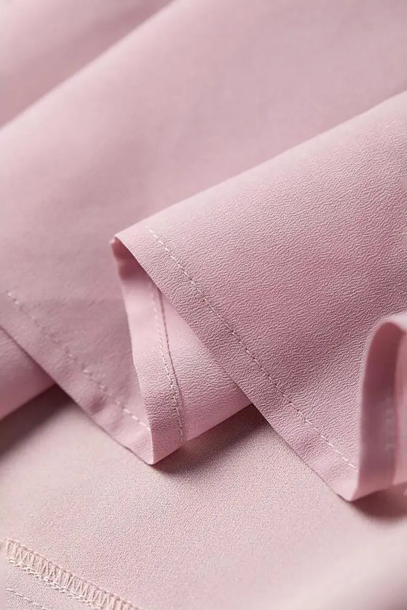 Pink Row-Style Sleeveless Midi Dress