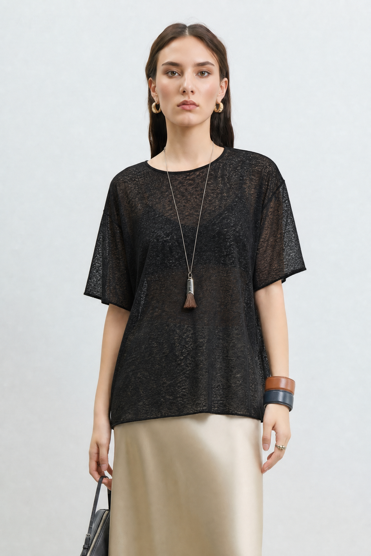 Casual Loose Fit Crew Neck Short Sleeve T-Shirt