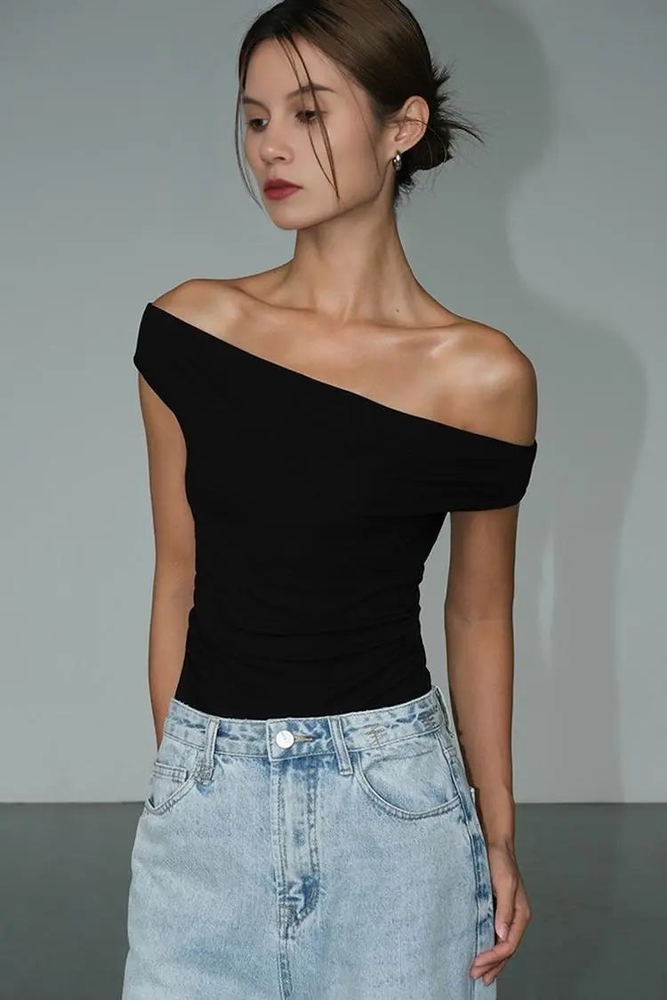 Ruched Off the Shoulder Top