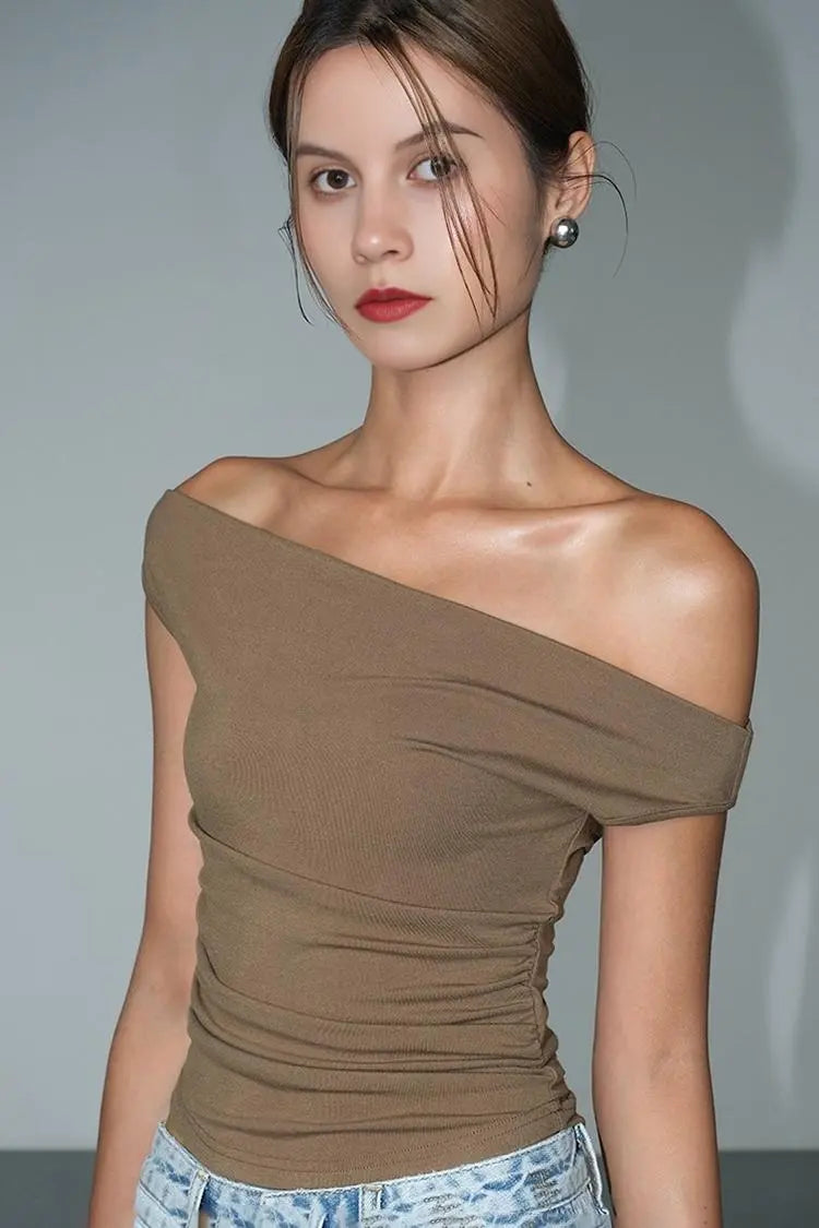 Ruched Off the Shoulder Top