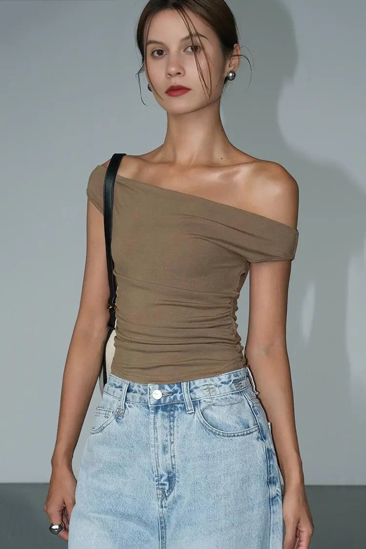Ruched Off the Shoulder Top