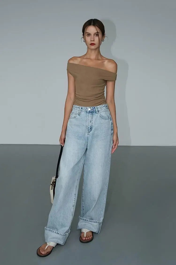 Ruched Off the Shoulder Top