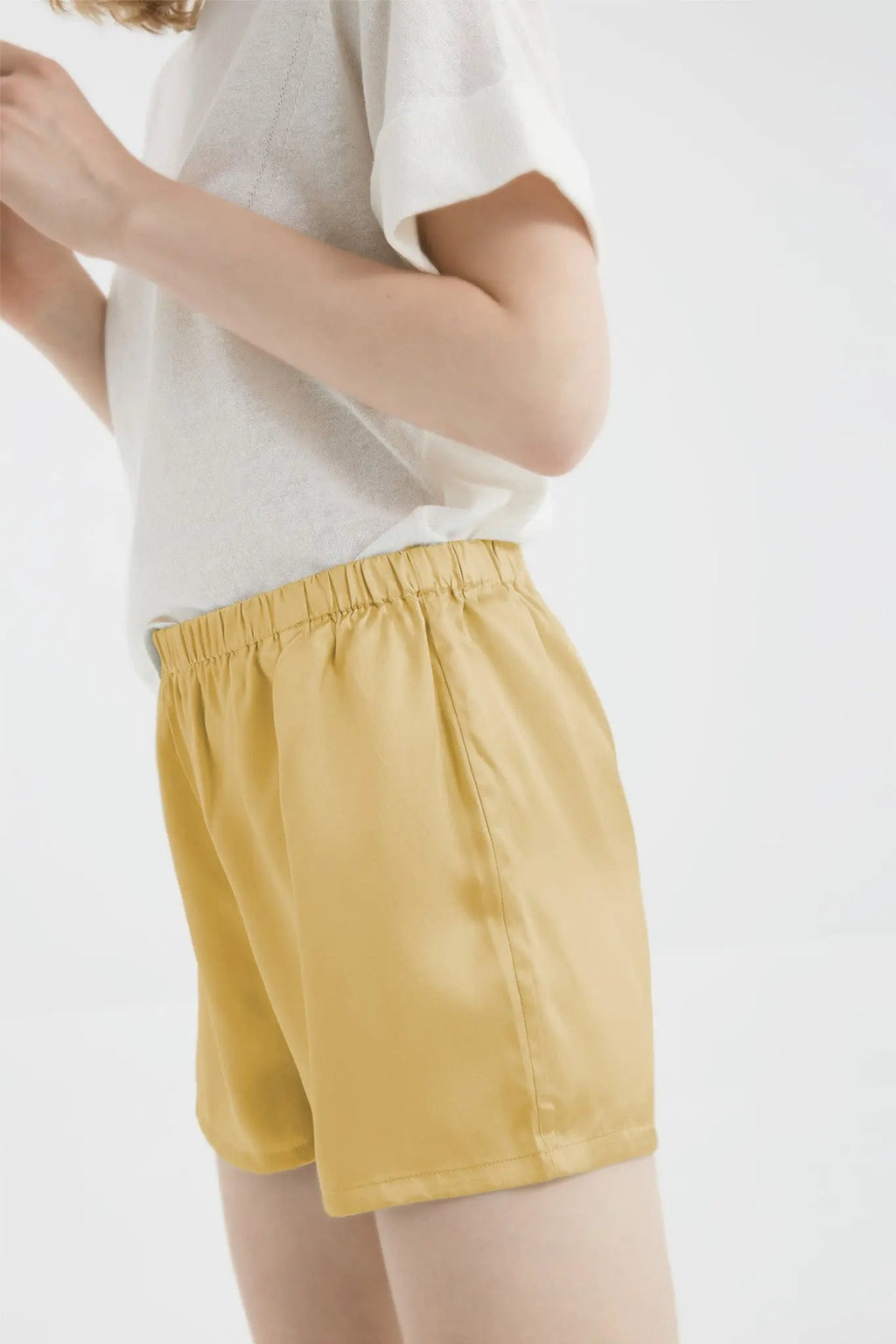 100% Mulberry Silk Shorts